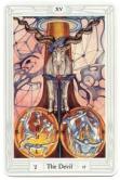 The Devil card from the Thoth Tarot