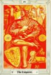 The Emperor card from the Thoth Tarot